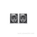 Universal Twin Schuko Power Outlet With Shutter